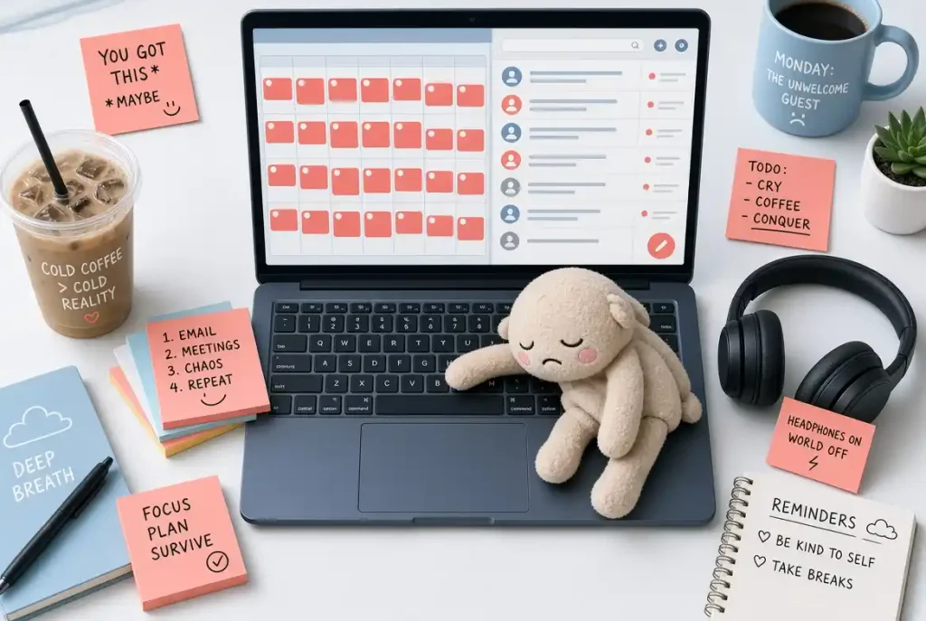 Funny Monday Quotes About Meetings and Emails